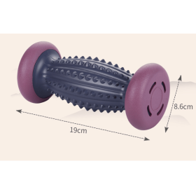 Foot Massage Roller For Plantar Fasciitis Relief, Foot Arch Pain, Myofascial Pain And Body Muscle Pain, Foot Massager Reflexology Tool (Color: BLACK)
